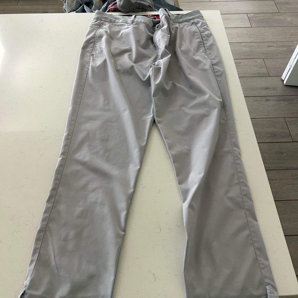 Puma Gray Dress Pants with Relaxed Fit